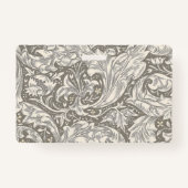 William Morris Bachelor's Button Bloemenbot Badge (Achterkant)