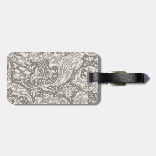 William Morris Bachelor's Button Bloemenbot Bagagelabel (Achterkant horizontaal)