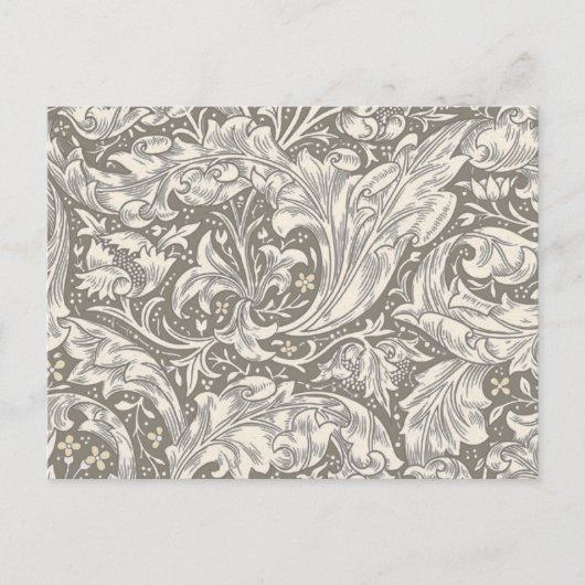 William Morris Bachelor's Button Bloemenbot Briefkaart (Voorkant)