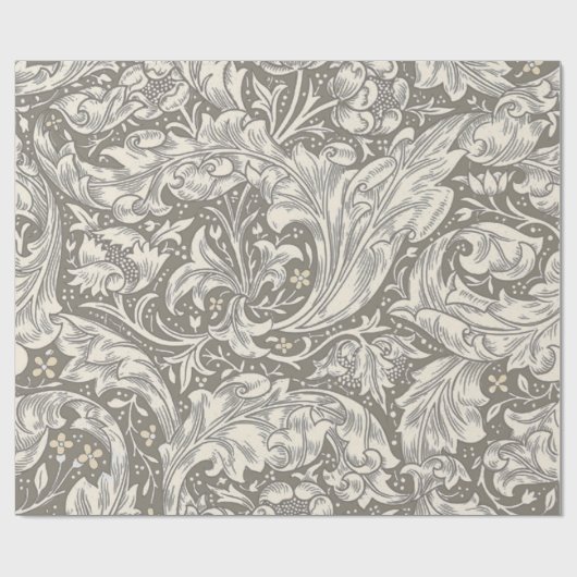 William Morris Bachelor's Button Bloemenbot Cadeaupapier (Vlak)