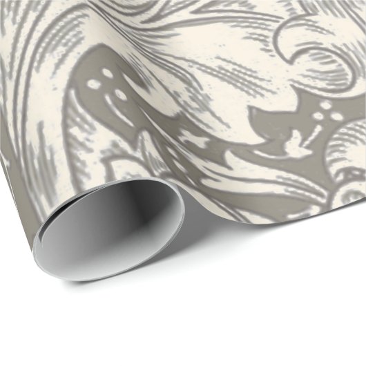 William Morris Bachelor's Button Bloemenbot Cadeaupapier (Rol Hoek)