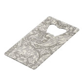 William Morris Bachelor's Button Bloemenbot Creditkaart Flessenopener (Achterkant Gekanteld)