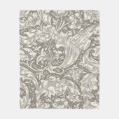 William Morris Bachelor's Button Bloemenbot Fleece Deken (Voorkant)