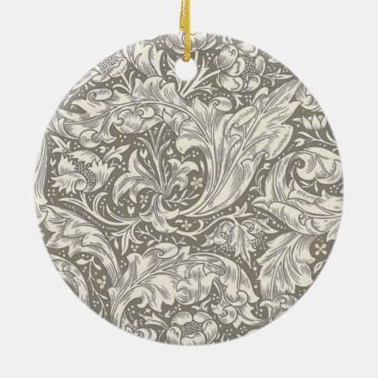 William Morris Bachelor's Button Bloemenbot Keramisch Ornament (Achterkant)