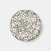 William Morris Bachelor's Button Bloemenbot Magneet (Voorkant)