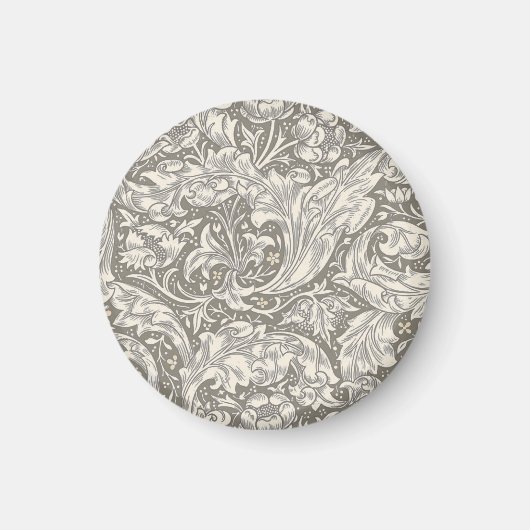 William Morris Bachelor's Button Bloemenbot Magneet (Voorkant)