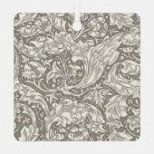 William Morris Bachelor's Button Bloemenbot Metalen Ornament (Achterkant)