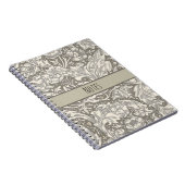 William Morris Bachelor's Button Bloemenbot Notitieboek (Rechterzijde)