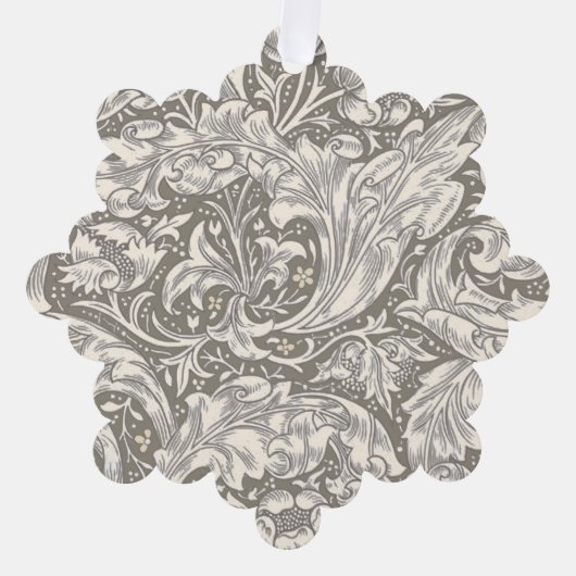 William Morris Bachelor's Button Bloemenbot Ornament Kaart (Voorkant)