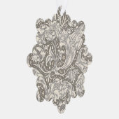 William Morris Bachelor's Button Bloemenbot Ornament Kaart (Rechts)