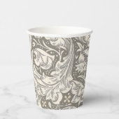 William Morris Bachelor's Button Bloemenbot Papieren Bekers (Rechts)