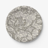 William Morris Bachelor's Button Bloemenbot Papieren Bordje (Voorkant)