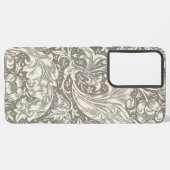 William Morris Bachelor's Button Bloemenbot Samsung Galaxy Hoesje (Linkerkant)
