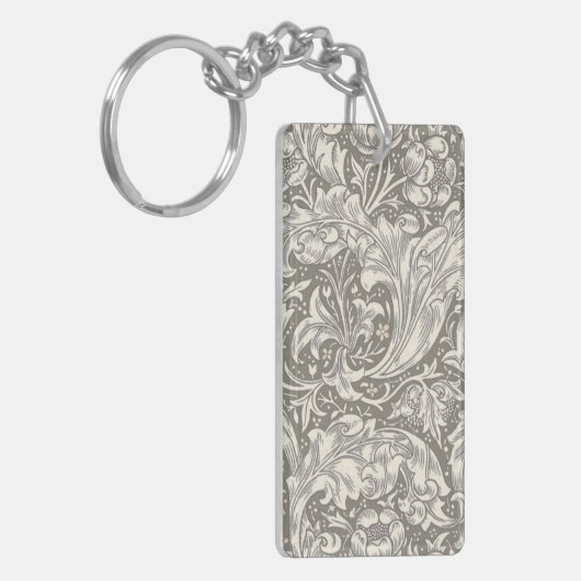 William Morris Bachelor's Button Bloemenbot Sleutelhanger (Voorkant Links)