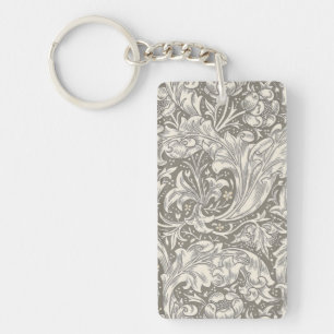 William Morris Bachelor's Button Bloemenbot Sleutelhanger