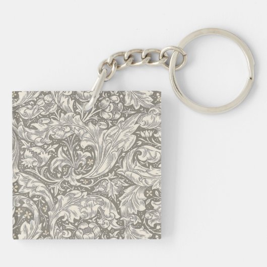 William Morris Bachelor's Button Bloemenbot Sleutelhanger (Achterkant)