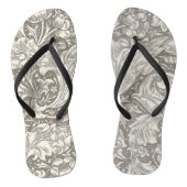 William Morris Bachelor's Button Bloemenbot Teenslippers (Voetbed)