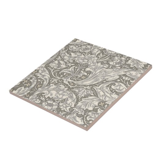 William Morris Bachelor's Button Bloemenbot Tegeltje (Zijkant)