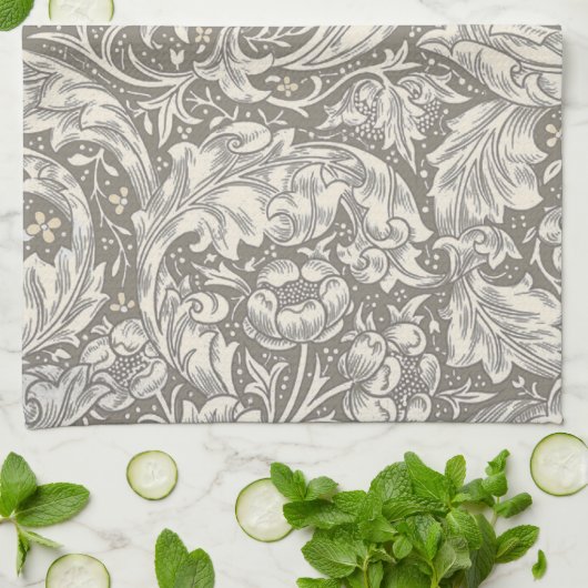 William Morris Bachelor's Button Bloemenbot Theedoek (Gevouwen)