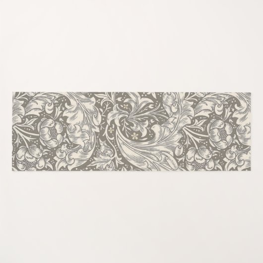 William Morris Bachelor's Button Bloemenbot Yogamat (Voorkant (horizontaal))