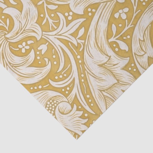 William Morris Bachelor's Button Flower Classic Tissuepapier (Detail)