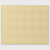 William Morris Bachelors Button Gouden Achtergrond Cadeaupapier (Vlak)