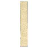 William Morris Bachelors Button Gouden Achtergrond Lange Tafelloper (Voorkant)