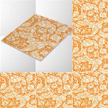 William Morris  Bachelor's Button Pattern Tegeltje<br><div class="desc">Dit is een digitaal verbeterde print, afgeleid van een antiek Bachelor's Button bloemenpatroonontwerp van het bedrijf dat werd opgericht door William Morris. William Morris was een Victoriaans tijdperk dichter, romanschrijver, textielontwerper en een belangrijk figuur van de British Arts and Crafts Movement. Zijn design hadden een middeleeuws-geïnspireerde esthetiek en respect voor...</div>