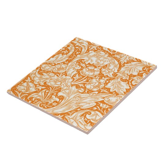 William Morris  Bachelor's Button Pattern Tegeltje (Zijkant)