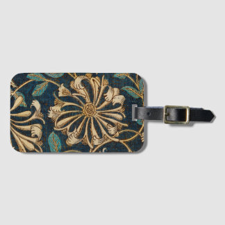William Morris Bagagelabel met Adres Kaart
