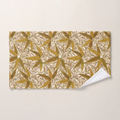 William Morris Bamboo Print, Gold en Cream Bad Handdoek (Handdoek)
