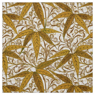 William Morris Bamboo Print, Gold en Cream Stof