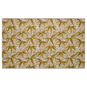 William Morris Bamboo Print, Gold en Cream Stof (Fat Quarter)