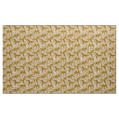 William Morris Bamboo Print, Gold en Cream Stof (Yard (91,4 cm))
