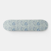 William Morris Beauful-bloempatroon, blauw, roos Persoonlijk Skateboard (Horizontaal)