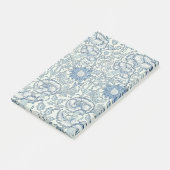 William Morris Beauful-bloempatroon, blauw, roos Post-it® Notes (Schuin)