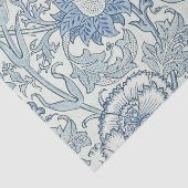 William Morris Beauful-bloempatroon, blauw, roos Tissuepapier (Detail)