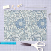 William Morris Beauful-bloempatroon, blauw, roos Tissuepapier (Craft)