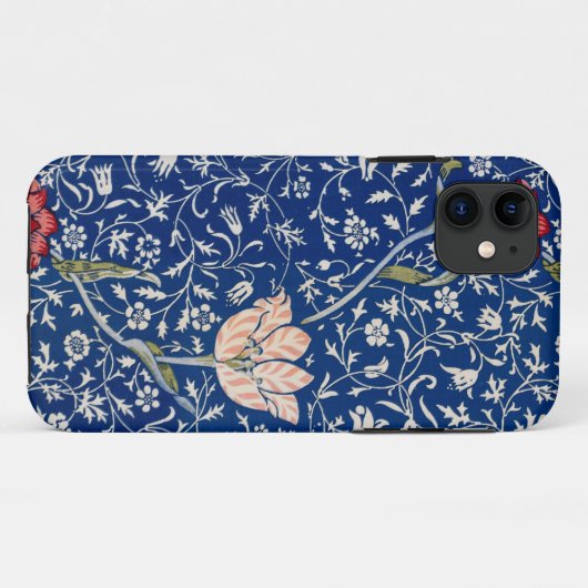 William Morris Beauful Floral Pattern Blue Case-Mate iPhone Case (Achterkant (horizontaal))