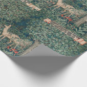 William Morris Begroeiing Bos Dier Botanisch Cadeaupapier (Hoek)