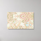 William Morris - BEHANG HYACINTH PATTERN 480 19 Canvas Afdruk (Voorkant)