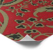 William Morris - behangstaal met bamboe Poster (Hoek)