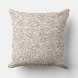 William Morris Beige Larkspur Pattern Kussen
