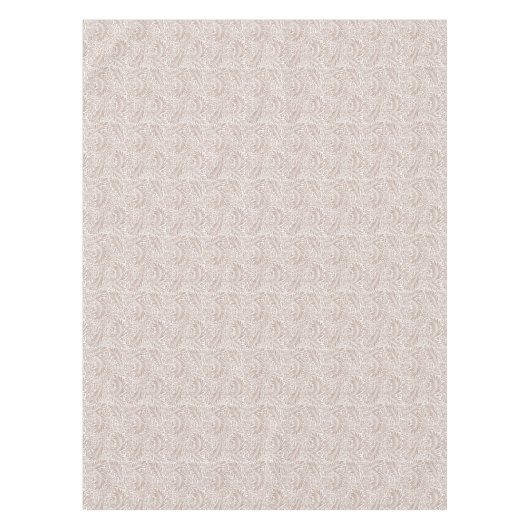 William Morris Beige Larkspur Pattern Tafelkleed (Voorkant)