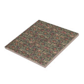 William * Morris Beige Olive Tegeltje (Zijkant)