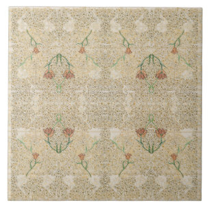 William * Morris Beige  Tulp Tegeltje