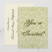 William Morris Bernagie Trouw Zacht Groen Kaart (Voorkant / Achterkant)