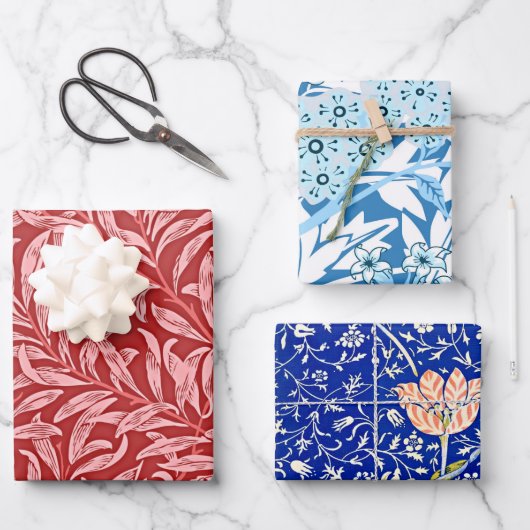 William Morris beroemde patronen Inpakpapier Vel (Voorkant)