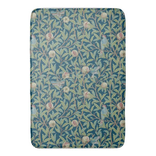 William Morris "Bird and Pomegranate"  Badmat (Voorkant Verticaal)