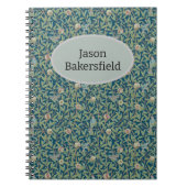 William Morris "Bird and Pomegranate" Personalized Notitieboek (Voorkant)